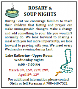 Soup and Rosary 2017