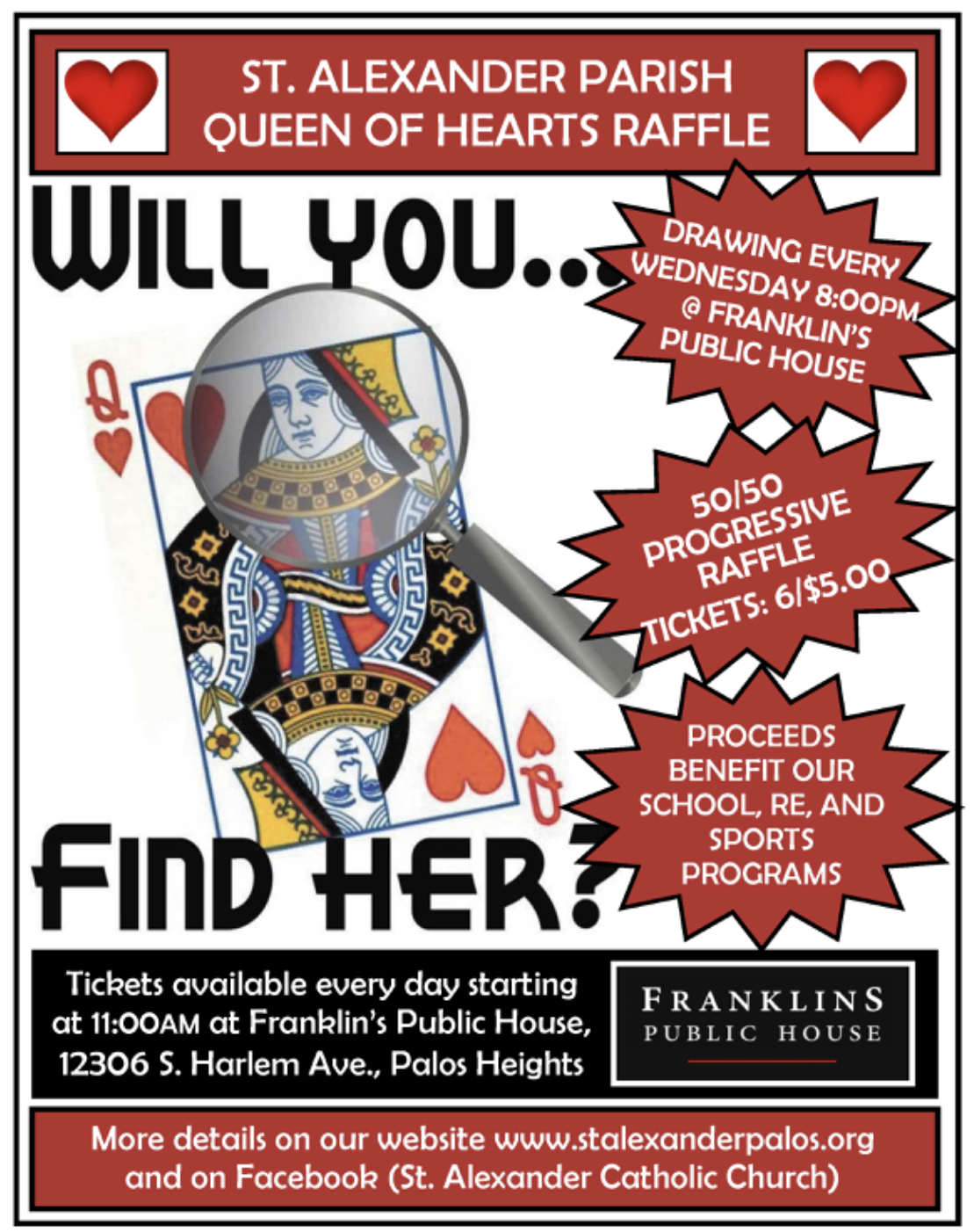 Queen of Hearts Raffle