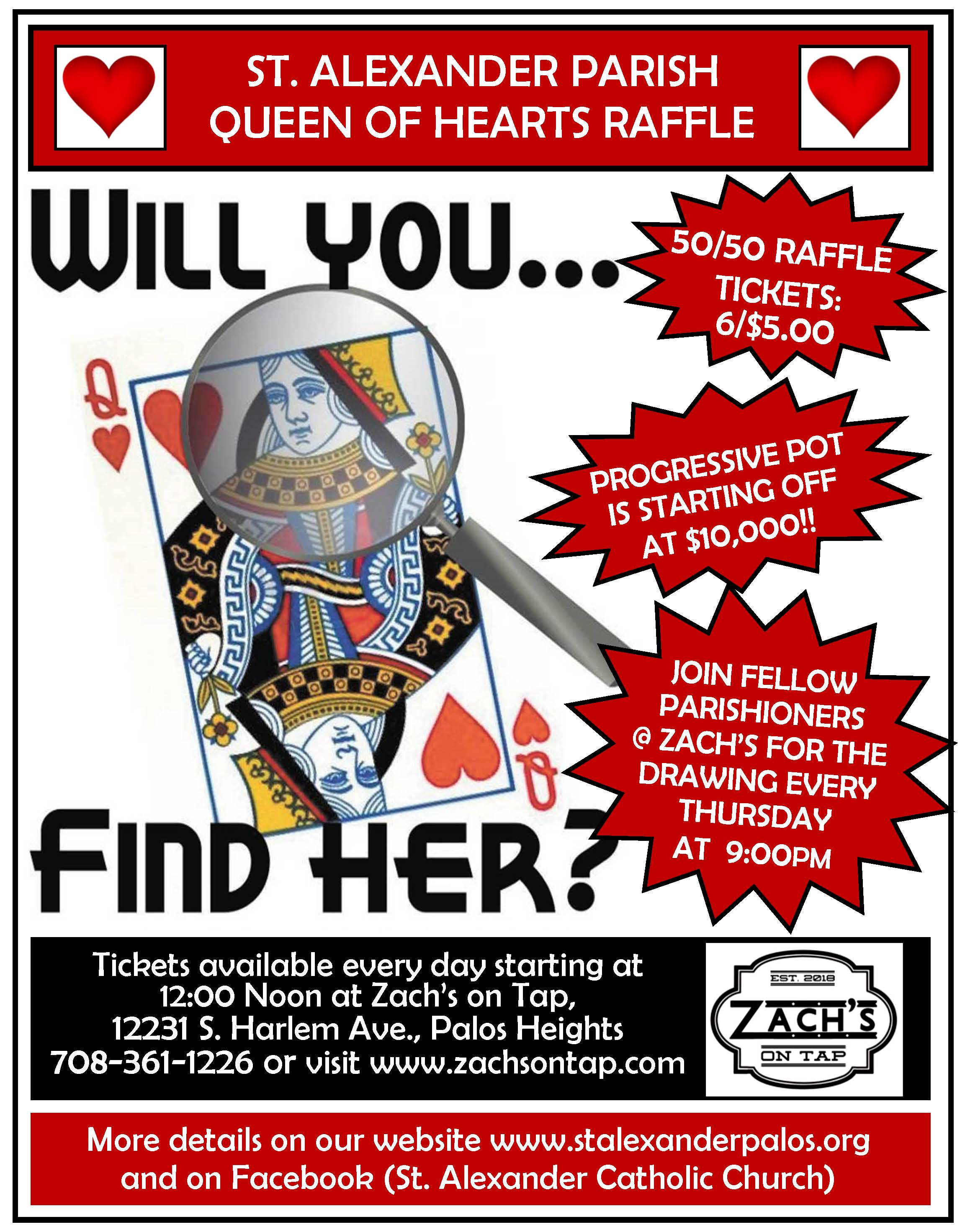 Queen of Hearts Raffle